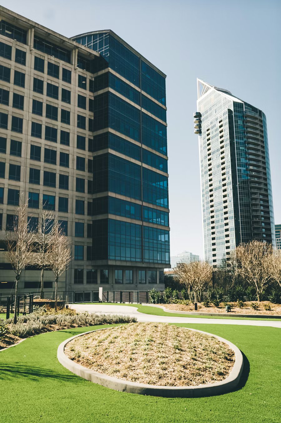 Corporate office grounds - main view